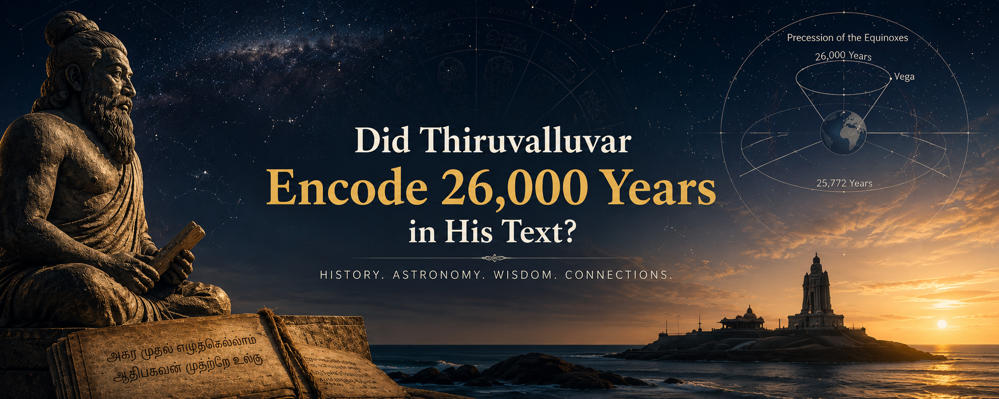 Thirukkural cosmos heading visual